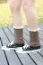 Len ngắn nữ che chân ấm chân trần cổ mùa đông bảo vệ tay áo bê ren vớ vớ vớ giày ủng khởi động bao gồm - Vớ mắt cá chân