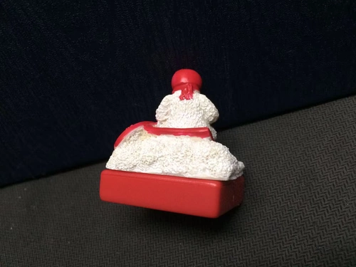 可口可乐 可乐熊 北极熊 摆件手办 憨萌可爱白熊模型印章1