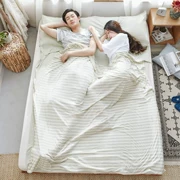 Đi qua túi ngủ bẩn di Khách sạn du lịch du lịch bông dệt kim đơn hoặc kép chống bẩn vải quilt - Túi ngủ