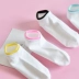 10 đôi vớ nữ vớ cotton nữ vớ thấp giúp chân nông bằng cotton trắng vớ Hàn Quốc dễ thương mùa hè mỏng - Vớ bông