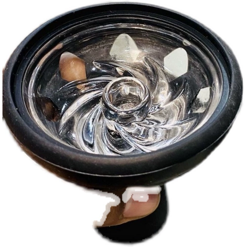 Лотосовая чаша Кристалл Клаус Импортированная вода Сигаретная горшка импортированная сигарета горшок с сигарет