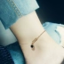 Phiên bản tiếng Hàn của vòng chân bằng thép titan vàng hồng 18K đơn giản không phai màu chuông chống dị ứng chân jewelry jewelry nữ trang nữ - Vòng chân Vòng chân