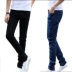 Mùa xuân jeans nam Hàn Quốc phiên bản của thủy triều stretch Slim chân quần thanh niên casual stretch pencil nam quần dài Quần mỏng