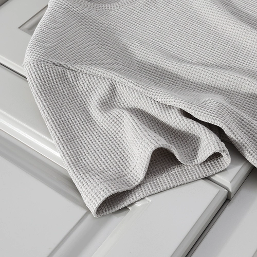 Хлопковая летняя однотонная футболка для отдыха, короткий рукав