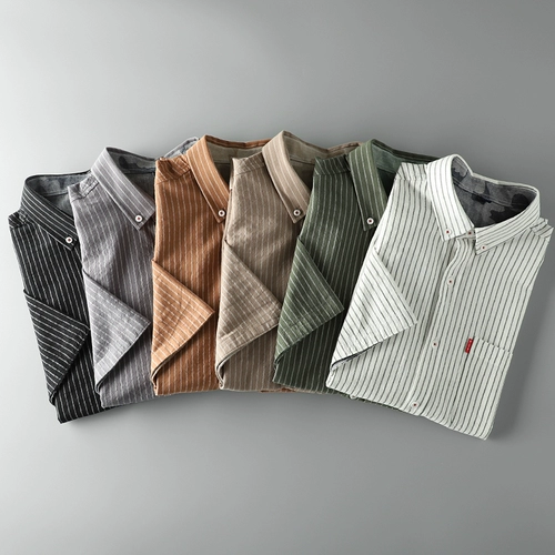 Хлопковая тонкая рубашка