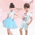 Ngày của trẻ em Trang Phục Trẻ Em Mùa Hè Mới Mẫu Giáo Quần Áo Bé Trai và Bé Gái Trẻ Em Điệp Khúc Trang Phục Biểu Diễn Trang Phục Múa Jazz bộ noel cho bé Trang phục