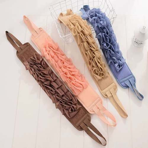 Полицино -розовый полотенце для ванны для взрослых цветочные цветы и сильная освобожденная ванна Длиное полотенце ванна потирает