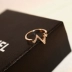 Hàn Quốc sét zircon vàng nhẫn nữ mạ vàng 18K nhẫn kim cương mạ vàng điều chỉnh chất béo tay lưới màu đỏ khớp - Nhẫn