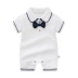 2020 New Baby Harmony Boy Baby Quý ông Quần áo Xiêm Trăng tròn Một trăm ngày tuổi Váy đầm Mùa hè Phần mỏng - Áo liền quần