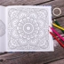 Zen Mandalas Mandala vẽ người lớn điều trị giải nén giải nén tâm lý sơn màu sách graffiti bìa cứng Đồ chơi giáo dục