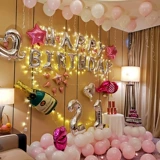 Украшение вечеринки по случаю дня рождения, воздушные шары, предложение, макет сцены для вечеринки для детей одного года, мальчиков и девочек, фон для взрослых, настенные изделия