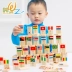 Bóng gỗ 100 cái của lá cờ quốc gia và biết thế giới domino trẻ em của câu đố giáo dục sớm nhận thức khối xây dựng đồ chơi bộ domino quốc kì Khối xây dựng