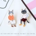 Phim hoạt hình kim loại trâm cài phụ kiện nữ Áo len Nhật Bản và áo len trâm cài dễ thương nam sinh viên dễ thương áo len đơn giản - Trâm cài
