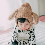 Детская демисезонная зимняя милая шапка с капюшоном для раннего возраста подходит для мужчин и женщин, 0-6-12 мес., 3 лет