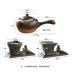 Bộ ấm đun nước bằng gốm bằng gốm có tay ngâm ấm, trà, trà đen, cát tím, bếp trà Kung Fu, ấm trà điện Trà sứ