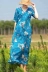 Một Yuan làm việc thiết kế ban đầu cũ ba chiều của phụ nữ ramie vua vịt con váy cải tiến váy sườn xám - Váy dài