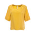 2017 mới nặng đồng ammonia ngắn tay áo sơ mi nữ cổ tròn lỏng hoang dã T-Shirt kích thước lớn mẹ nạp là mỏng áo kiểu tuổi 60 Quần áo của mẹ