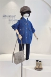 Осенняя японская рубашка, детская одежда, 2020, длинный рукав