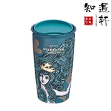 Starbucks, платиновая стеклянная трубочка, стакан, градиент