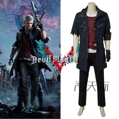 taobao agent Manles/Man Tian Devilute 5 Nero COS COS jacket Nero clothes trench coat COSPLAY game 4238