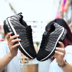 Giày cầu lông người đàn ông đích thực giày của phụ nữ giày 2018 mùa hè non-slip sneakers siêu ánh sáng đào tạo toàn diện giày đệm không khí bóng chuyền giày thể thao nữ đế cao Giày cầu lông