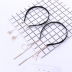 Đơn giản sao headband tam giác mặt dây chuyền giả bông tai headband vòng tóc hoang dã Hàn Quốc phụ kiện tóc Hàn Quốc kẹp tóc mũ nón Phụ kiện tóc