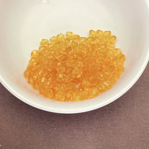 Акриловые пластиковые плетеные бусины, аксессуар ручной работы, 6mm