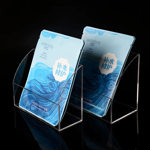 Прозрачная акриловая маска для лица, косметический стенд для ухода за кожей, система хранения