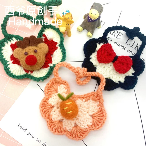 Оригинальный трикотажный нагрудник, слюнявчик, шарф, аксессуар