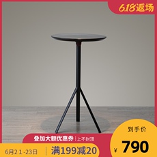 Мебель для бара 简摩北欧工业铁艺折叠小吧台桌酒吧桌子圆台椅高脚桌子家用简约