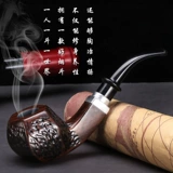 Высокая фигурная статуэтка с твердым древесиной