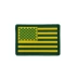 PVC Mỹ cờ ma thuật chương người hâm mộ quân đội gói quần áo ngoài trời trang trí băng đeo tay một mảnh miếng dán vết rách quần áo Thẻ / Thẻ ma thuật