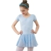 Quần áo khiêu vũ cho bé gái tập quần áo mùa hè Cô gái tay ngắn Trung Quốc múa mẫu giáo Quần áo khiêu vũ - Trang phục