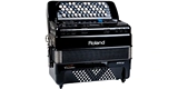 Roland Roland FR-1XB Bayan-Type Accortion Handshage Black Black Bk/Rd Fr1xb