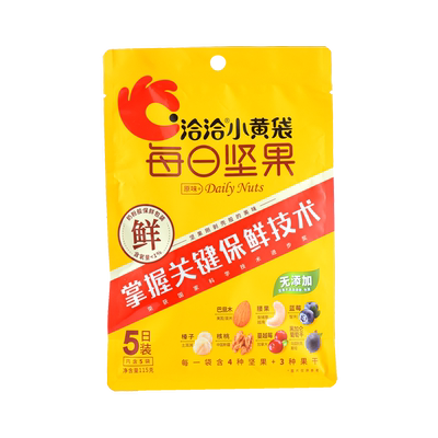 Qia Qia маленькая желтая сумка ежедневные орехи Оригинальный аромат 115G