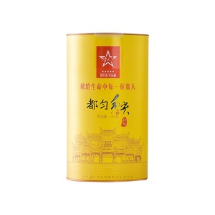 貴天霞都雲毛尖茶（楕円缶） 125g