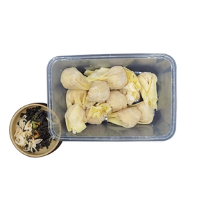 Вонтоны из кукурузы, моркови и свежего мяса (свежезавернутые и съеденные сырыми) - Ли Даюань