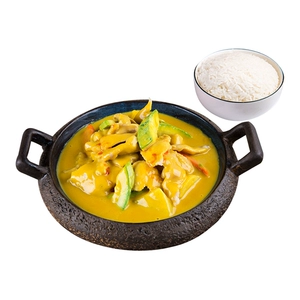 Тайская карри курица+рис-ладан
