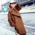 Quần áo Handu 2018 mùa đông mới dành cho nữ phiên bản Hàn Quốc của áo khoác len mỏng lửng mỏng YQ7605 0930 - Áo Hàn Quốc áo khoác dạ dáng dài hàn quốc Áo Hàn Quốc