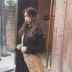 Váy nữ 2018 phiên bản Hàn Quốc khí chất eo cao hoa sen hoang dã đèn lồng dài tay mùa thu sinh viên đan