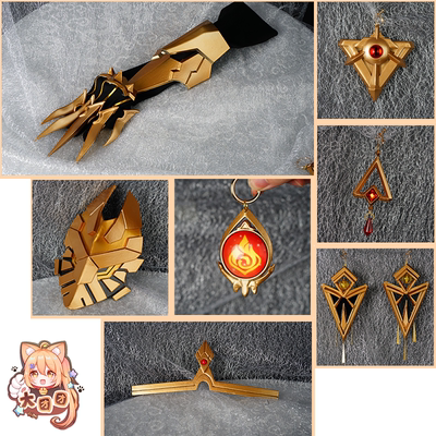 taobao agent Earrings, props, weapon, resin, material, cosplay