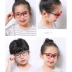 Học sinh tiểu học màu sắc siêu nhẹ với kính cận thị khung silicon có kính nam và nữ 2103 - Kính khung