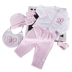 Bộ quần áo trẻ sơ sinh cotton Bộ quà tặng 0-3 tháng 6 tháng 6 Đồ sơ sinh cho bé - Bộ quà tặng em bé