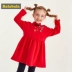 Balla Balla Children Wear Girls Spring 2019 New Set Children Two-Piece Children Plus Quần nhung Quần - Phù hợp với trẻ em quần áo sành điệu cho be gái Phù hợp với trẻ em