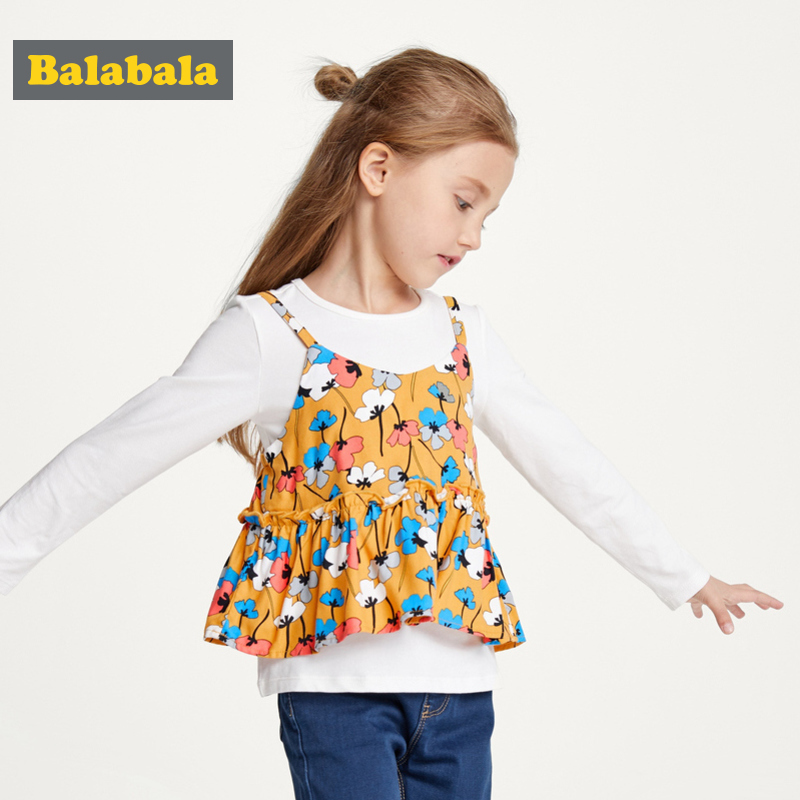 巴拉巴拉 19年秋装新款 女童两件套上衣 淘宝优惠券折后￥39包邮（￥139-100）90~130码2色可选