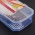 Nhựa gia dụng bộ đồ ăn lưu trữ box với cover bụi đũa hộp bếp đũa hộp thoáng khí cống đũa lồng