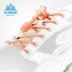 Onyjie phản quang lười biếng tốc độ khóa dây giày đi bộ đường dài chạy thể thao cưỡi đàn hồi màu sắc đàn hồi huỳnh quang giày khóa