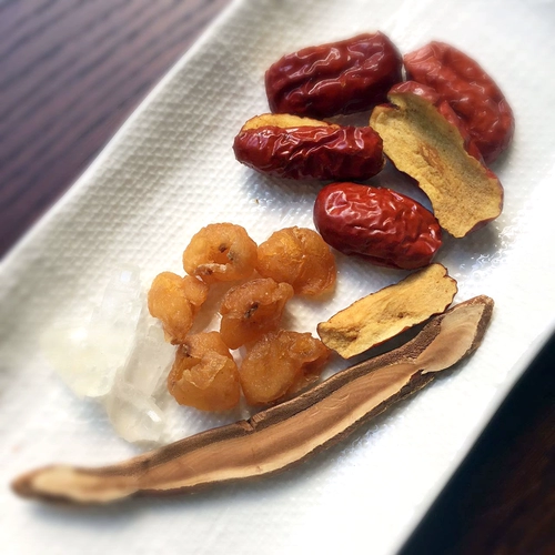 Руоцианский красный даты Longan Ganoderma Чай -красный свидание Longan Ganoderma напиток Yuanqi чай слегка сладкий