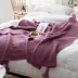 Bắc Âu sofa chăn chăn văn phòng nap khăn choàng chăn dệt kim len chăn giải trí điều hòa không khí chăn chăn - Ném / Chăn