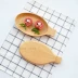 Phong cách nhật bản tấm gỗ khay gỗ rắn vòng khay trà trái cây tấm lưới tấm nut món ăn đồ ăn nhẹ lưu trữ Tấm